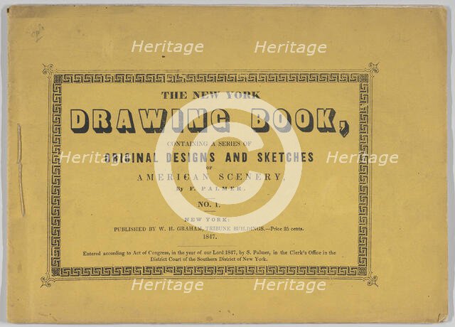 The New York Drawing Book, Containing a Series of Original Designs and Sketches of America..., 1847. Creator: Frances Flora Bond Palmer.