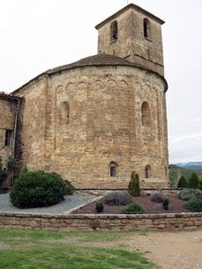 Apse of the church of Sant Esteve of Olius.