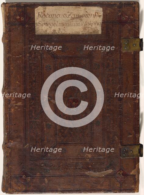 Spiegel des menschlichen Lebens, 1475/1476. Creators: Rodrigo Sánchez de Arévalo, Master of Boccaccio, The Zamorensis Master.