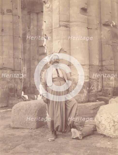 Dragoman in Temple, 1880s. Creator: Unknown.