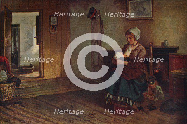 'Flemish Interior', c1915. Artist: Richard Burnier.