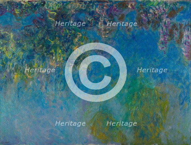 Wisteria, c. 1925. Artist: Monet, Claude (1840-1926)
