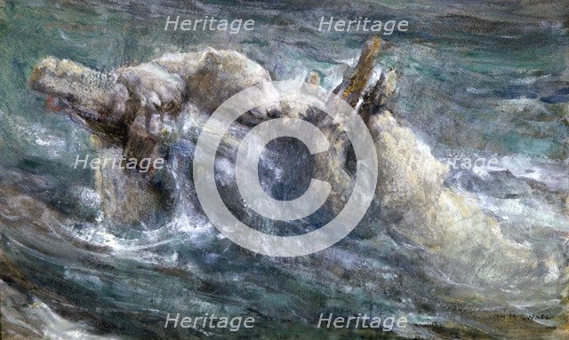 'Wreckage', c1867-1910.        Artist: John MacAllan Swan