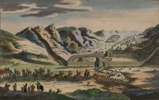 A View of the celebrated Great Wall of China, 1782. Artist: Unknown