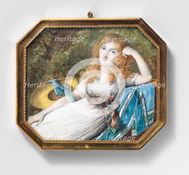 Portrait of a Young Woman, ca. 1795. Creator: Jean Antoine Laurent.