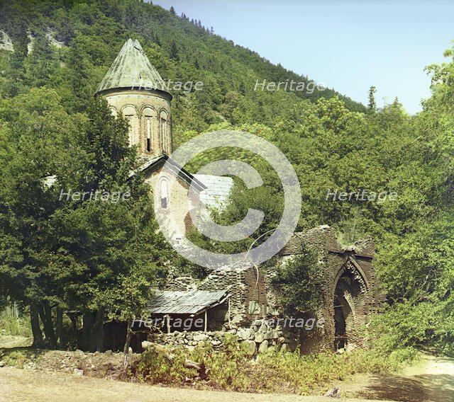 Timotis-Ubanskii Monastery, between 1905 and 1915. Creator: Sergey Mikhaylovich Prokudin-Gorsky.