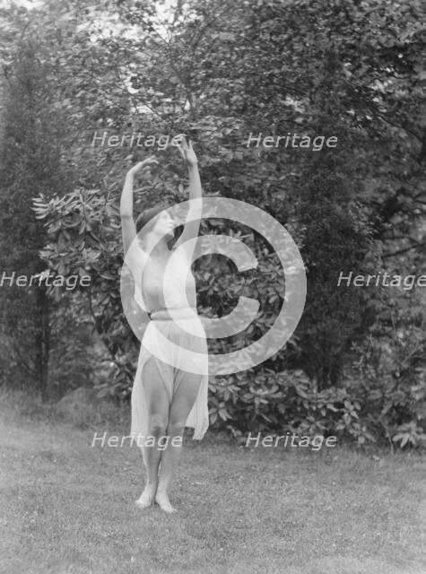 Elizabeth Duncan dancers and children, 1920 Creator: Arnold Genthe.