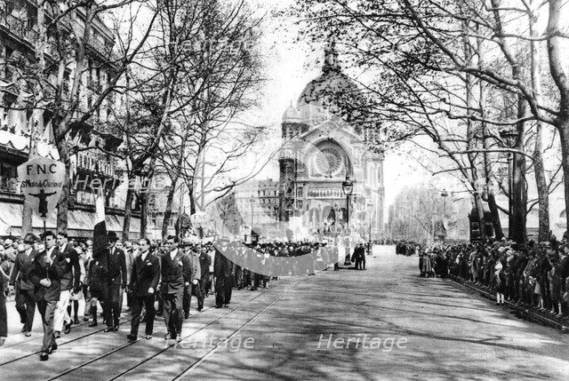 Commemorating Joan of Arc at the Church of St Augustin, Paris, 1931. Artist: Ernest Flammarion