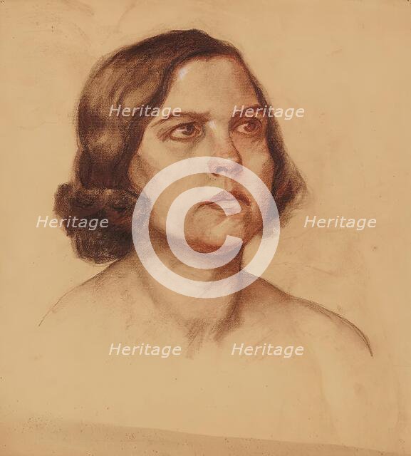 Portrait of a Lady, undated. (c1920s) Creator: Anny Dollschein.