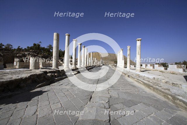 Palladius Street, Beth Shean (Scythopolis), Israel. Artist: Samuel Magal