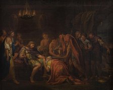 Priam Pleading with Achilles for the Body of Hector, c1800. Creator: Unknown.