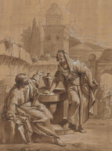 Christ and the Woman of Samaria, 18th century. Creator: Francesco Fontebasso.