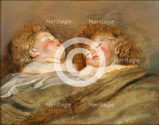 Two Sleeping Children. Artist: Rubens, Pieter Paul (1577-1640)