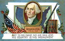 George Washington (1732-1799), American president, 18th century. Artist: Unknown