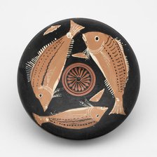 Fish Plate, 340-320 BCE. Creator: Perrone-Phrixos Group.