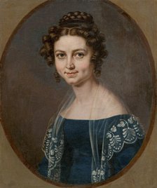 Portrait of a Young Woman, 1826. Creator: János Rombauer.