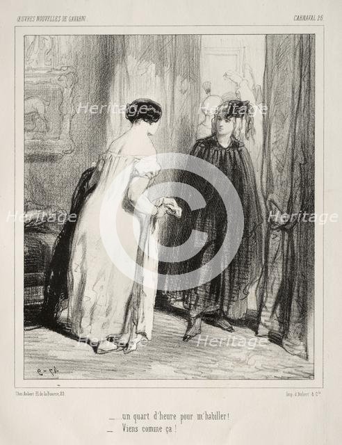 Carnaval. Creator: Paul Gavarni (French, 1804-1866).