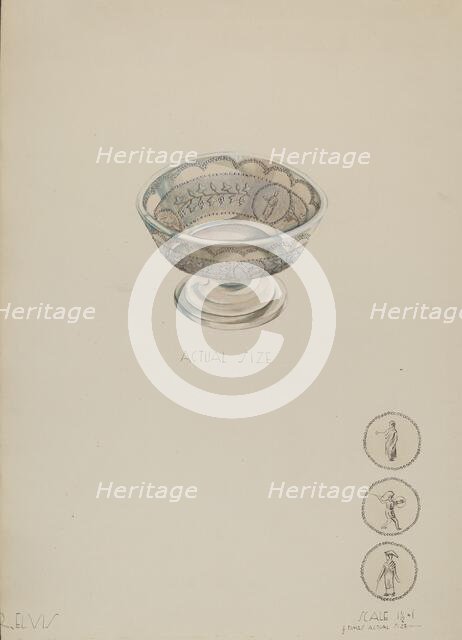 Bowl, c. 1936. Creator: Roberta Elvis.