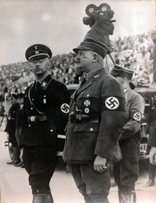SS leader Heinrich Himmler and Siegfried Seidel-Dittmarsch, Berlin, c1933-c1934(?). Artist: Unknown