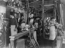Machine shop class, Washington, D.C., (1899?). Creator: Frances Benjamin Johnston.