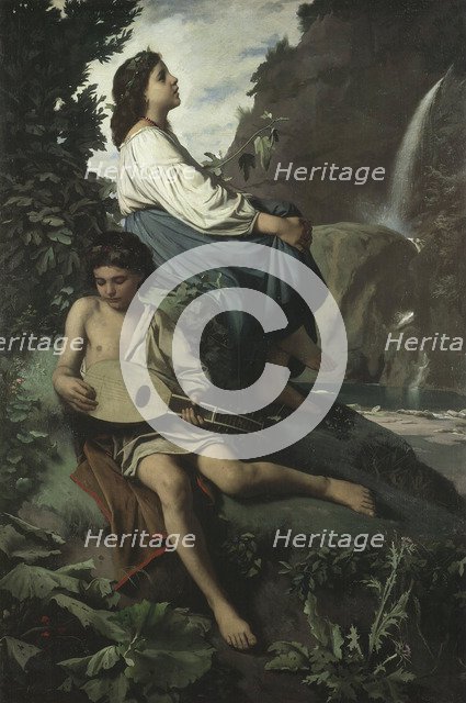 Ricordo di Tivoli, 1866-1867. Artist: Feuerbach, Anselm (1829-1880)