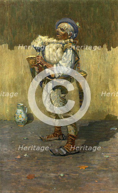 'A bagpiper; Joža Uprka (1861-1940)', 1948. Artist: Joza Uprka.