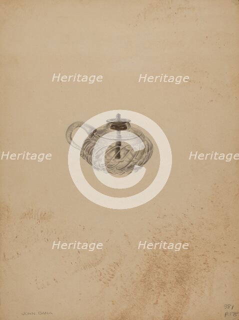 Sparking Lamp, c. 1938. Creator: John Dana.