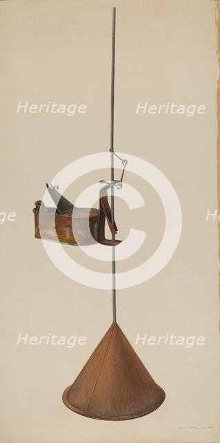 Betty Lamp, c. 1941. Creator: Oscar Bluhme.