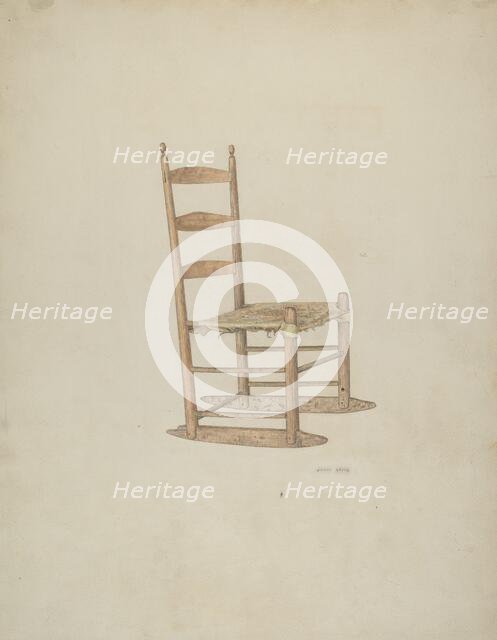 Rocking Chair, 1941. Creator: John Lang.