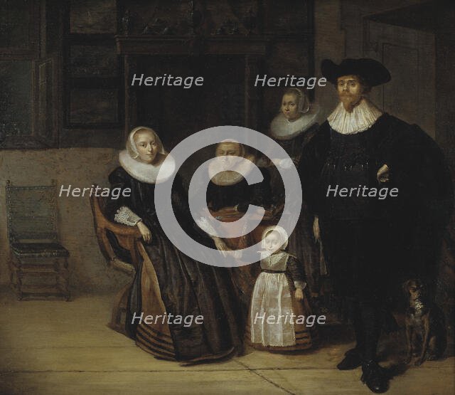 Portrait of a Family, 1661. Creator: Pieter Codde.