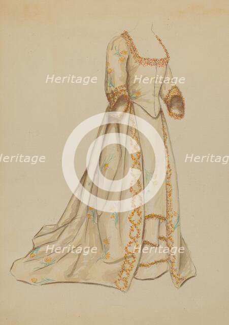 Dress, 1935/1942. Creator: Nancy Crimi.