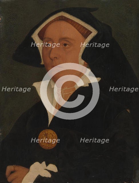 Lady Rich (Elizabeth Jenks, died 1558), ca. 1540. Creator: Workshop of Hans Holbein the Younger.