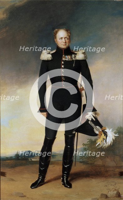 'Portrait of Emperor Alexander I', 1825. Artist: George Dawe