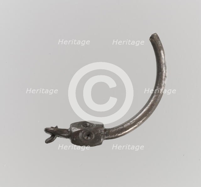 Earring Fragment, Frankish, 7th century. Creator: Unknown.