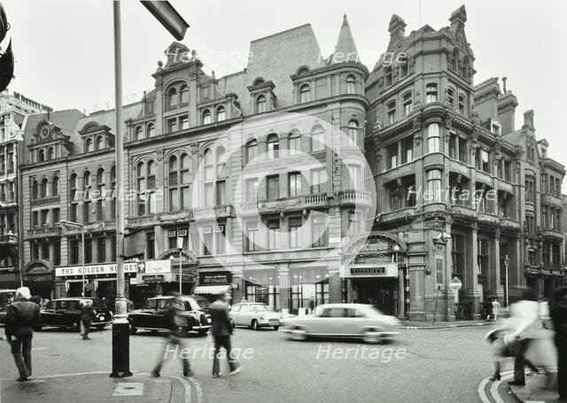 12-28 Shaftesbury Avenue, Westminster LB, London: looking to Piccadilly Circus, 1973. Creator: Unknown.