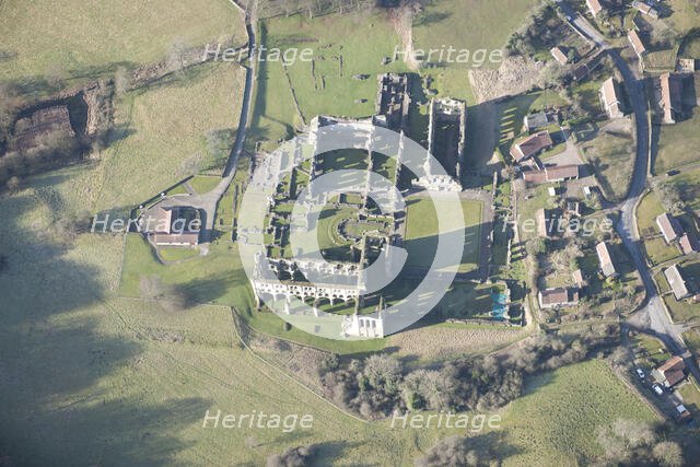 The standing remains of the Rievaulx Abbey, Cistercian monastery, North Yorkshire, 2015. Creator: Historic England.