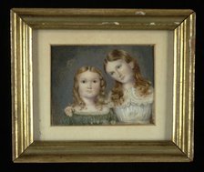 Two Girls, ca. 1850. Creator: Unknown.