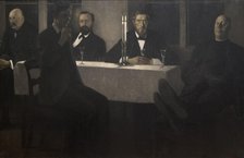 Five Portraits, 1901. Creator: Hammershøi; Vilhelm (1864-1916).