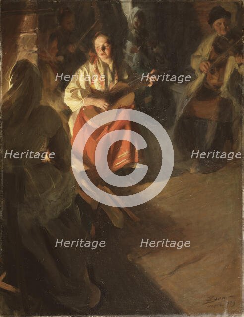 A Musical Family, 1905. Creator: Anders Leonard Zorn.