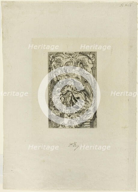 Frontispiece for Point de lendemain, 1867. Creator: Félicien Rops.