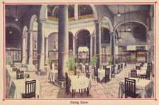'Dining Room - Hotel Florida - Havana - Cuba', c1910. Artist: Unknown.