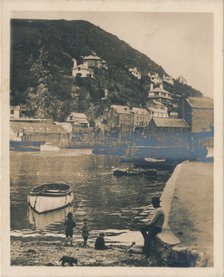 'View from the Harbour - Polperro', 1927. Artist: Unknown.