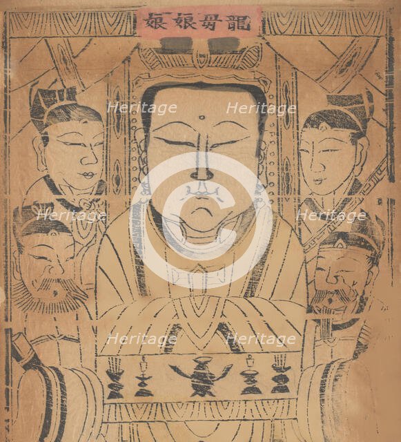 One hundred thirty-five woodblock prints including New Year's pictures (nianh..., 19th-20th century. Creator: Unknown.