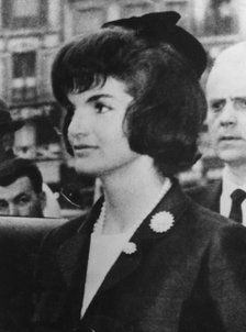 Jacqueline Kennedy in Paris, 1961. Artist: Unknown