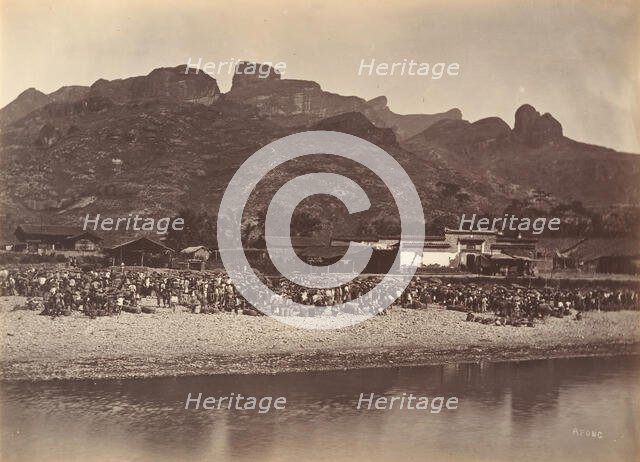 Duck Market, ca. 1869. Creator: Afong Lai.