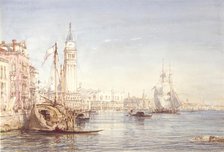 Venice, Evening, 1863. Creator: Felix Francois Georges Philibert Ziem.