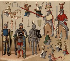 Armors, helmets and war and jousts weapons.