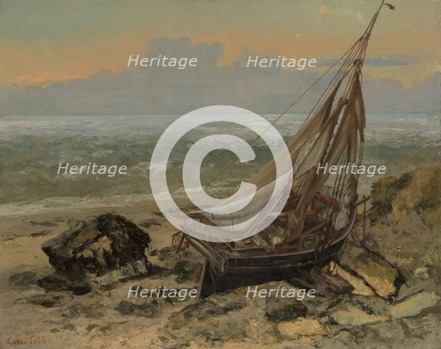 The Fishing Boat, 1865. Creator: Gustave Courbet.