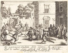 The Departure, 1635. Creator: Jacques Callot.