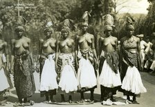 Women dancers, Sierra Leone, 20th century. Artist: Unknown